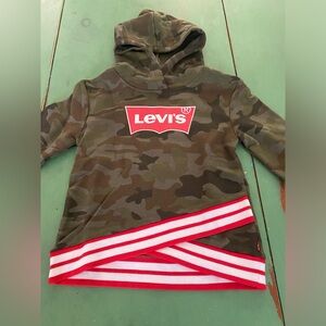 Kids Unisex Levi’s Sweatshirt CAMO Size 6X Boys and Girls
